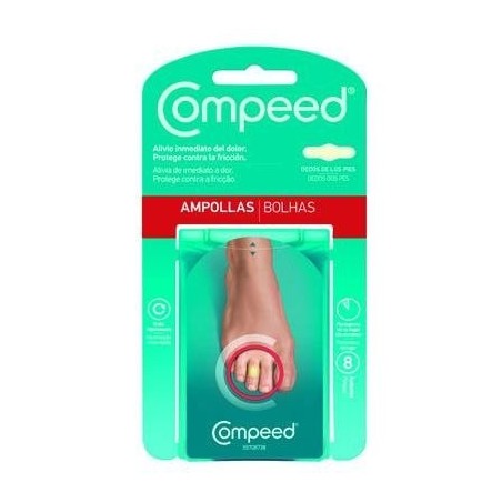 COMPEED AMPOLLAS HIDROCOLOIDE DEDOS PIES 8 UNID