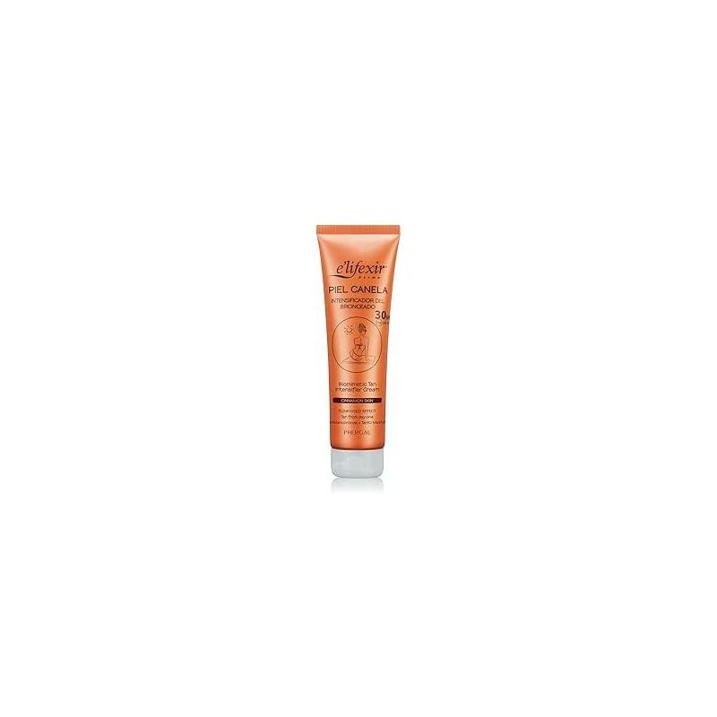Phergal - ELIFEXIR PIEL CANELA INTENSIFICADOR DEL BRONCEADO SPF30 150 ML - Crema Intensificadora del Bronceado - Bronceado Natural - Protección Solar - Hidratante y Reparador