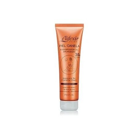 Phergal - ELIFEXIR PIEL CANELA INTENSIFICADOR DEL BRONCEADO SPF30 150 ML - Crema Intensificadora del Bronceado - Bronceado Natural - Protección Solar - Hidratante y Reparador