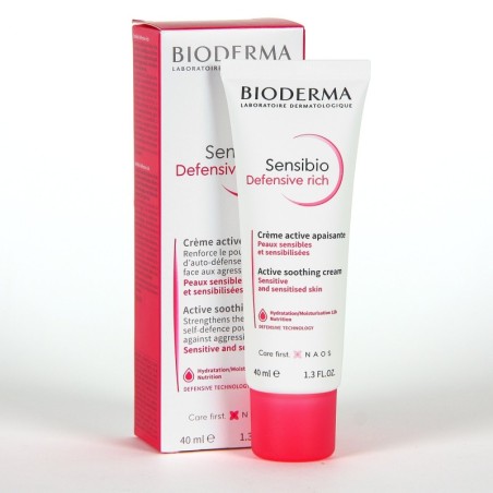 Crema Facial Bioderma Sensibio Defensive Rich 40 Ml
