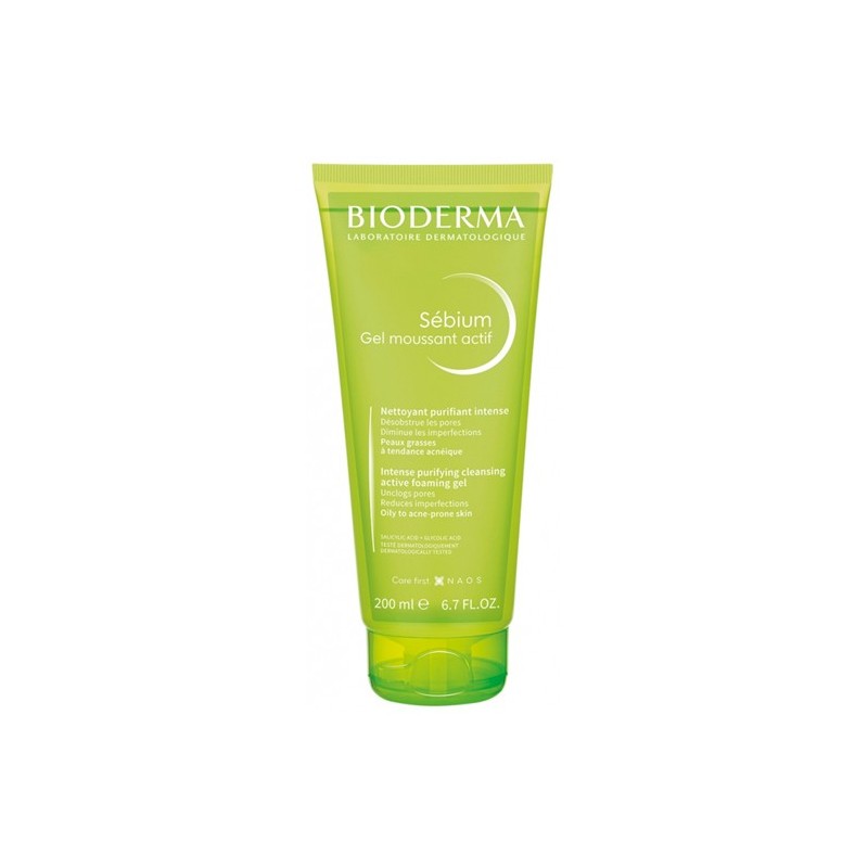 BIODERMA SEBIUM GEL MOUSSANT ACTIF 200 ML