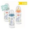 NUK JUNGLE BIBERON TET SILICONA 0-6M 300ML