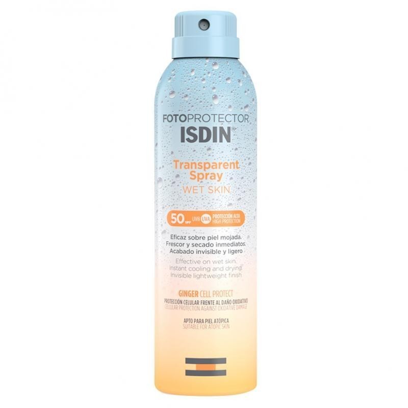 ISDIN SOLAR TRANSPARENT SPRAY WET SKIN SPF 50 250 ML