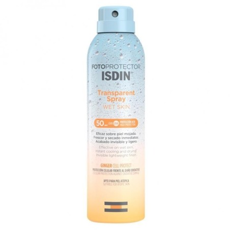 ISDIN SOLAR TRANSPARENT SPRAY WET SKIN SPF 50 250 ML
