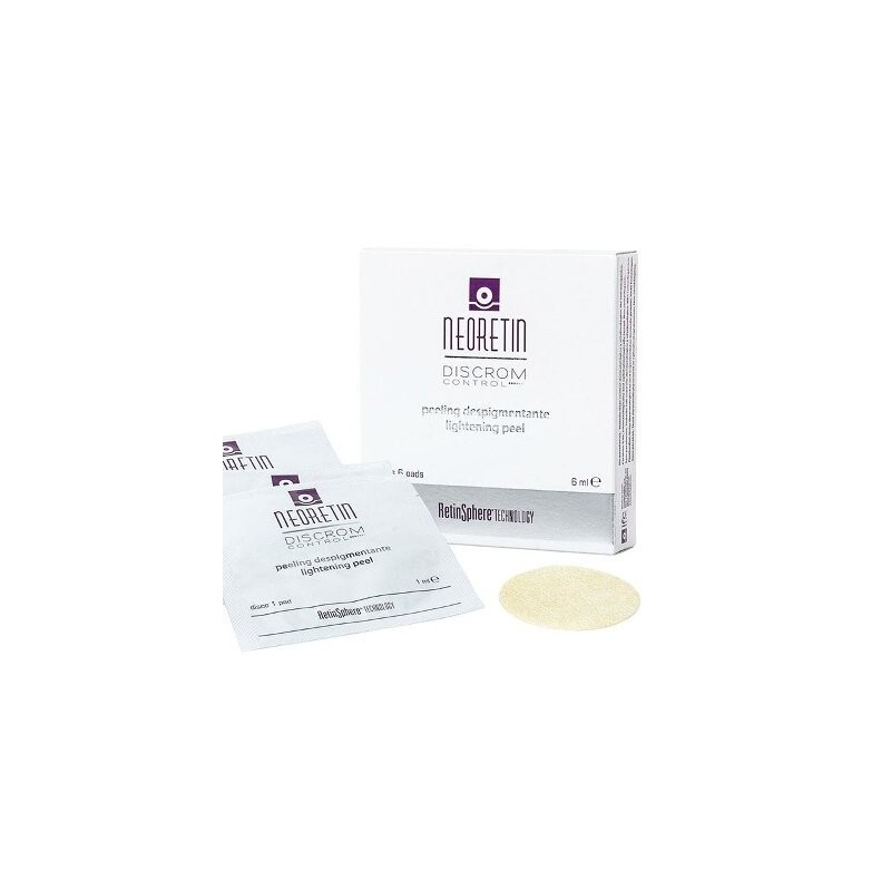 Cantabria Labs Control Despigmentante NEORETIN DISCROM - Tratamiento Semanal - 6 Discos X 6 Ml