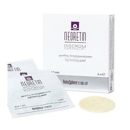 Cantabria Labs Control Despigmentante NEORETIN DISCROM - Tratamiento Semanal - 6 Discos X 6 Ml