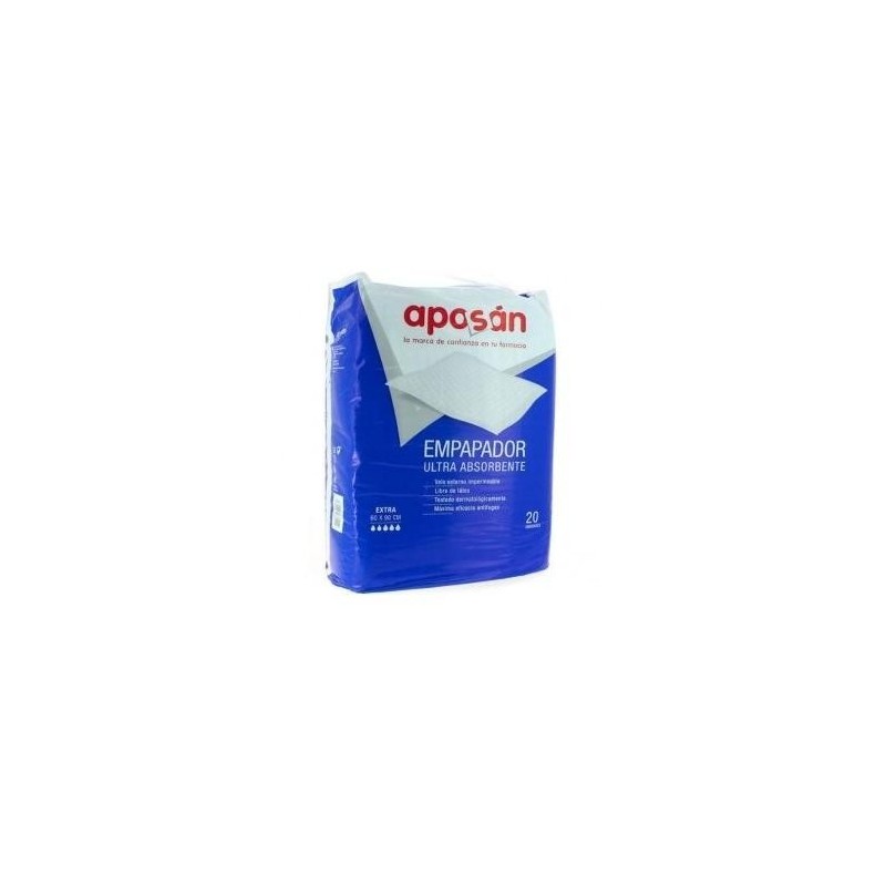 APOSAN EMPAPADOR ULTRA ABSORBENTE 20 UNIDADES 90 CM X 60 CM