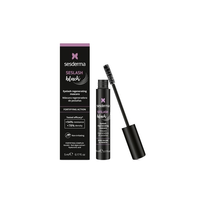SESDERMA SESLASH BLACK MASCARA REGENERADORA DE PESTAÑAS 5 ML