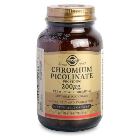 SOLGAR PICOLINATO CROMO 200 MCG 90 CAPS