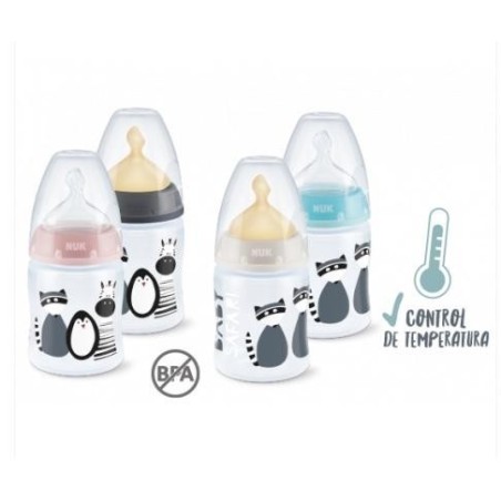 NUK BIBERON BABY SAFARI 0-6 SILICONA M 150 ML