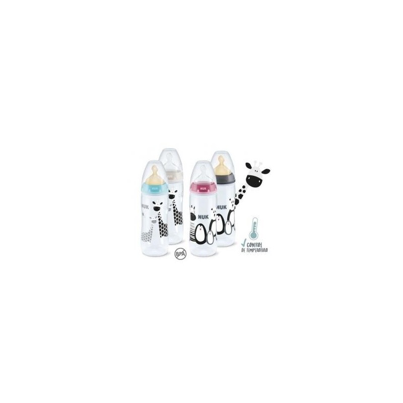 NUK BIBERON BABY SAFARI 6-18 LATEX M 360 ML