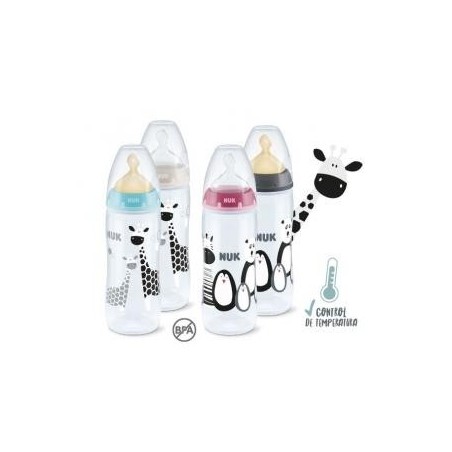 NUK BIBERON BABY SAFARI 6-18 LATEX M 360 ML