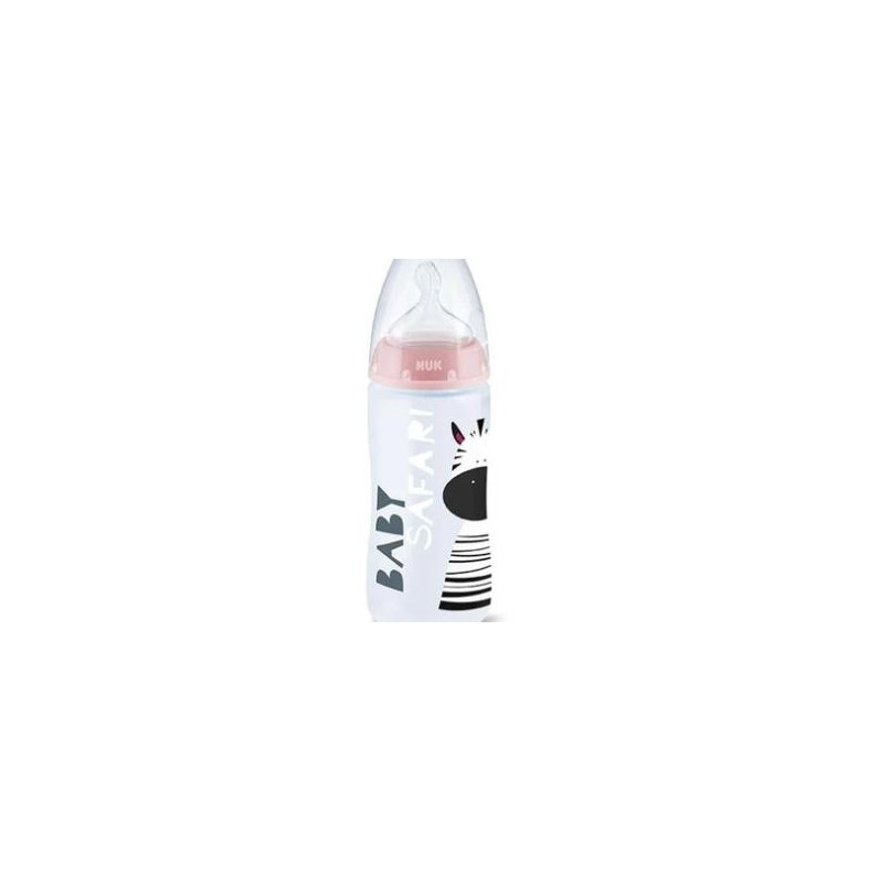 NUK BIBERON BABY SAFARI 0-6 SILICONA M 300 ML