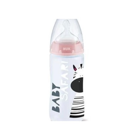 NUK BIBERON BABY SAFARI 0-6 SILICONA M 300 ML