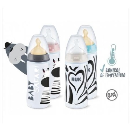 NUK BIBERON BABY SAFARI 0-6 LATEX M 300 ML