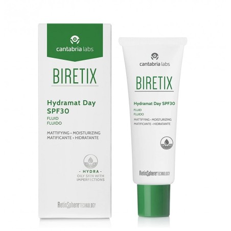 BIRETIX HYDRAMAT DAY SPF 30 FLUIDO MATIFICANTE HIDRATANTE 50 ML
