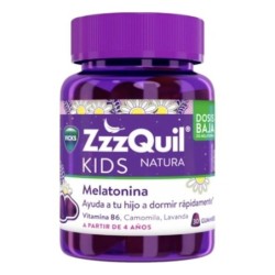 Vicks Zzzquil Natura Kids Melatonina + Vitamina B6 30 Gummies - Ayuda a Conciliar el Sueño en Niños