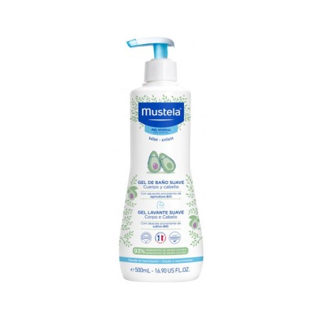 MUSTELA GEL DE BAÑO SUAVE 500 ML