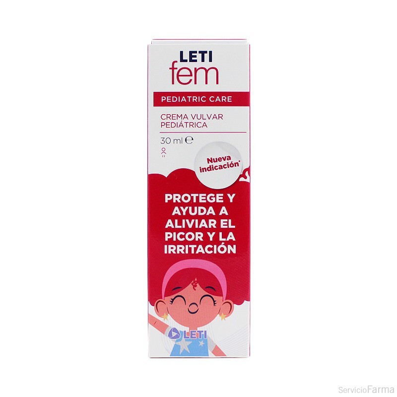 Crema Vulvar Pediátrica Leti - Protección y Prevención - 30ml