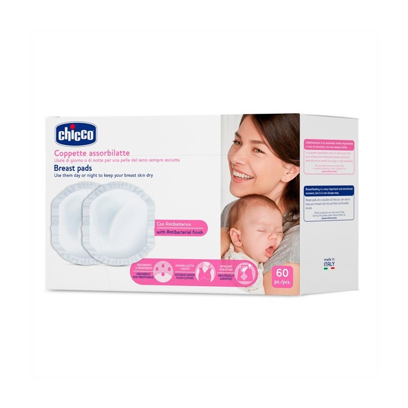 CHICCO DISCOS ABSORBENTES LACTANCIA 60 UNID