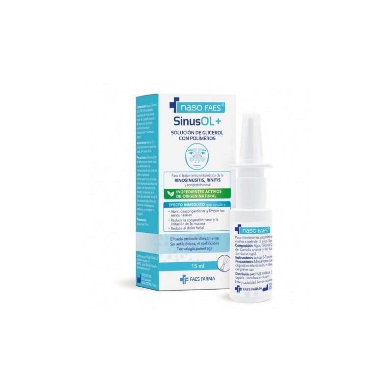 Faes Farma Spray Nasal Naso Faes Sinusol+ 15 Ml - Congestión Nasal