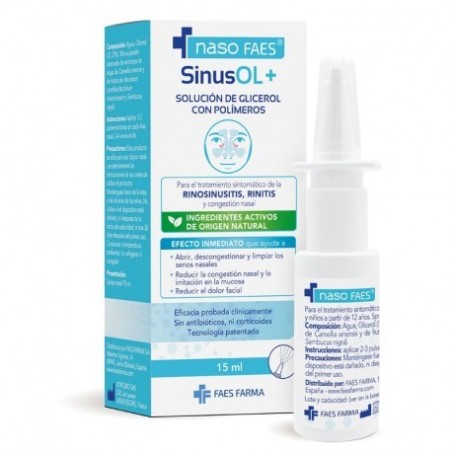 Faes Farma Spray Nasal Naso Faes Sinusol+ 15 Ml - Congestión Nasal