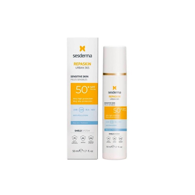 SESDERMA REPASKIN URBAN 365 FACIAL PIEL SENSIBLE SPF50+ 50 ML