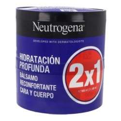 NEUTROGENA HIDRATACIÓN PROFUNDA BÁLSAMO RECONFORTANTE CARA Y CUERPO DUPLO 2X1 300ML