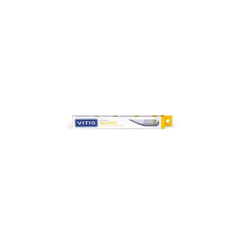 Dentaid Cepillo Dental Sensible VITIS - Protección para Encías Sensibles - Tamaño Pequeño - Filamentos Redondeados