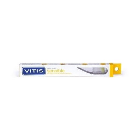 Dentaid Cepillo Dental Sensible VITIS - Protección para Encías Sensibles - Tamaño Pequeño - Filamentos Redondeados
