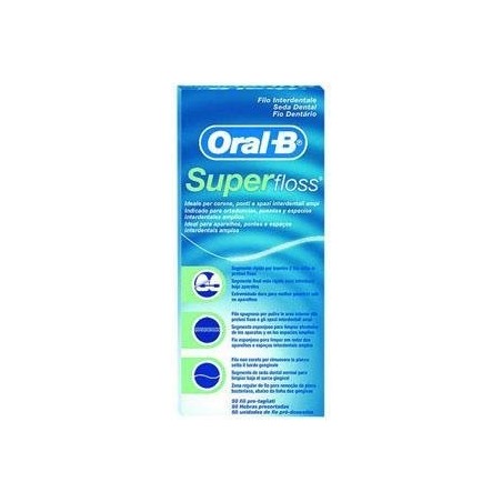 ORAL-B SEDA DENTAL SUPERFLOSS 50 U