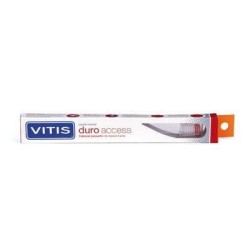 Dentaid VITIS Cepillo Dental Adulto Duro Access - Cabezal Pequeño Filamentos Redondeados