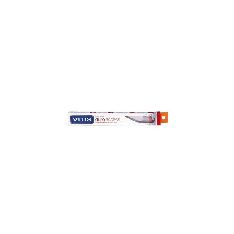 Dentaid VITIS Cepillo Dental Adulto Duro Access - Cabezal Pequeño Filamentos Redondeados
