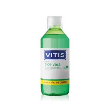 Dentaid Colutorio VITIS ALOE VERA 500 ML - Higiene Diaria Efectiva - Protección Contra Caries