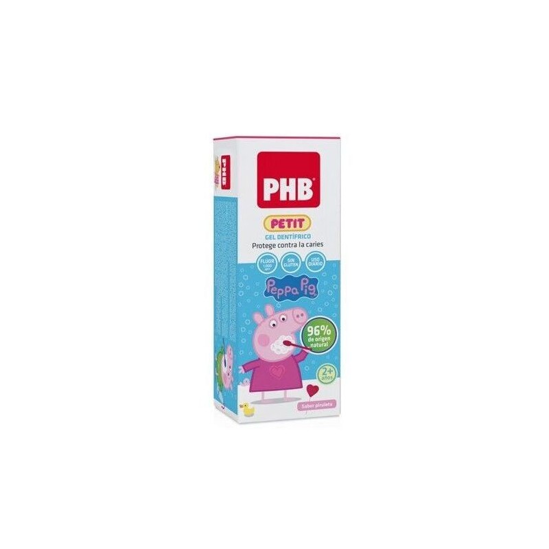 PHB GEL DENTIFRICO INFANTIL PETIT PEPPA PIG SABOR PIRULETA 50 ML