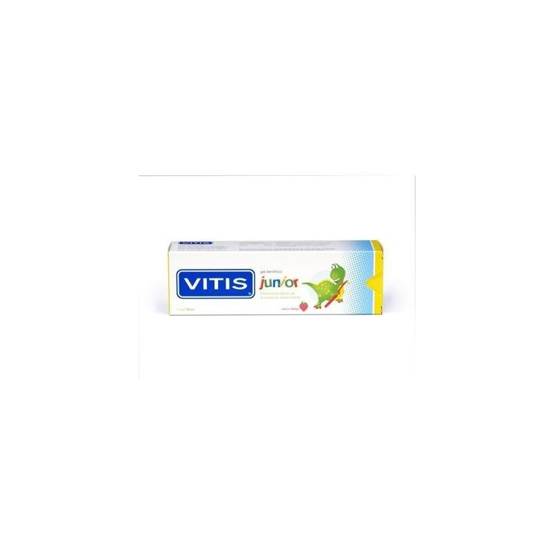 Dentaid VITIS JUNIOR Gel Dentífrico 75ml - Prevención Efectiva de Caries - Remineralización Dental