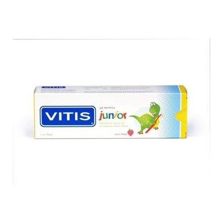 Dentaid VITIS JUNIOR Gel Dentífrico 75ml - Prevención Efectiva de Caries - Remineralización Dental