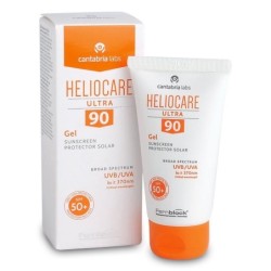 Cantabria Labs - Protección Muy Alta - HELIOCARE ULTRA 90 GEL SPF50+ - 50 ML - Reparación del Daño Solar - No Comedogénico