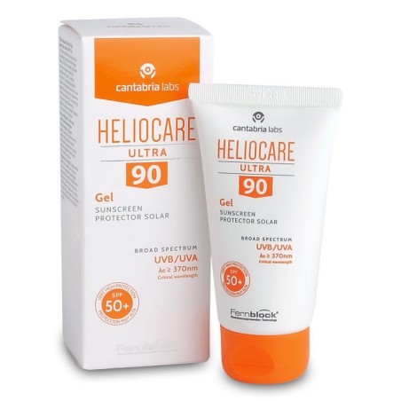 Cantabria Labs - Protección Muy Alta - HELIOCARE ULTRA 90 GEL SPF50+ - 50 ML - Reparación del Daño Solar - No Comedogénico