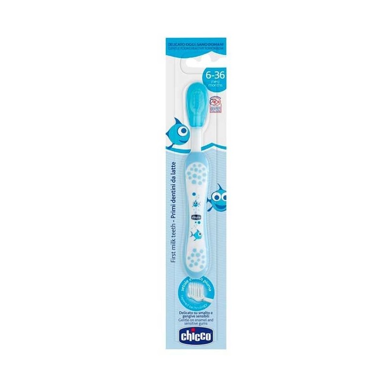 CHICCO CEPILLO DENTAL AZUL 6-36 MESES