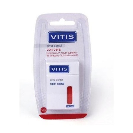 Dentaid Cinta Dental VITIS para Eliminación de Placa Bacteriana 50m - Cuidado Bucal