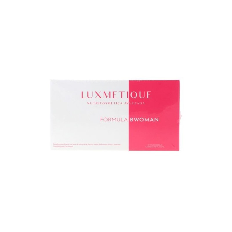 Fórmula Luxmetique BWOMAN para Desequilibrios Hormonales Mujer - Sofocos Menopausia - Estimula Libido y Bienestar Piel