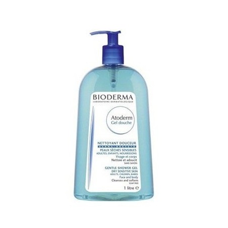 Gel de Ducha Bioderma Atoderm 1L para Piel Seca y Sensible