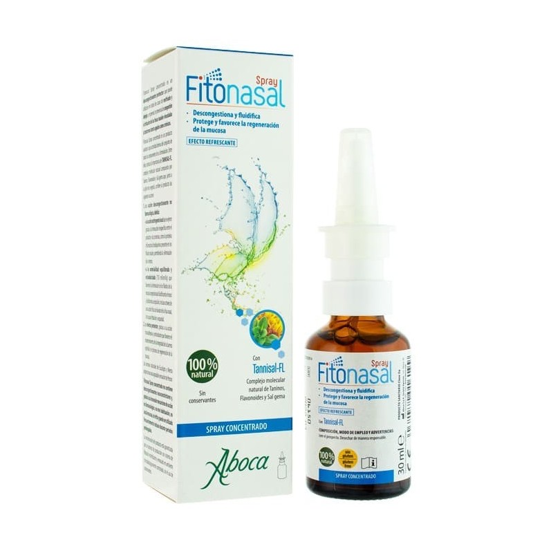 Fitonasal Spray Aboca Descongestionante 30ml - Tratamiento Rinitis Alérgicas