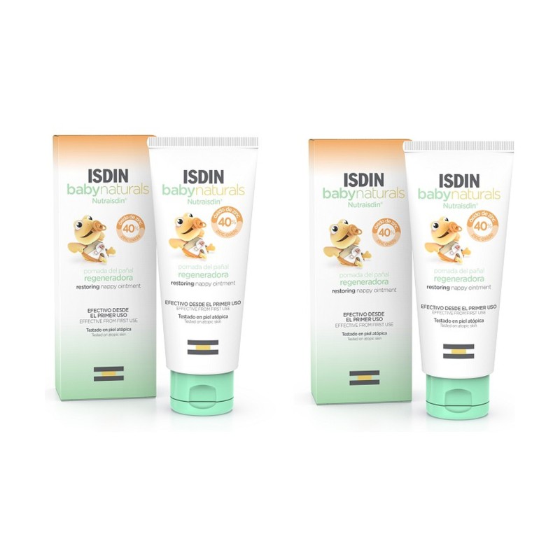 ISDIN BABY NUTRAISDIN POMADA DEL PAÑAL REGENERADORA ZN DUPLO 2 X 100 ML
