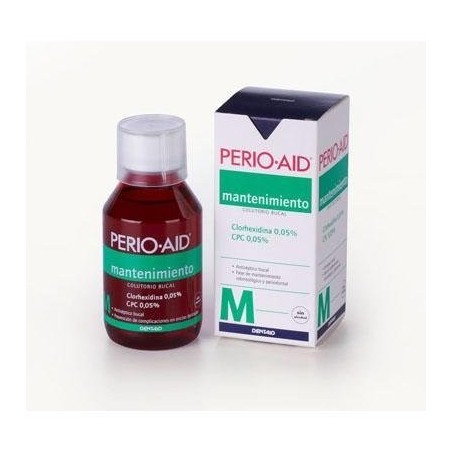 Enjuague Bucal Dentaid Perio Aid Mantenimiento 500 Ml - Controla Placa Bacteriana - Previene Gingivitis