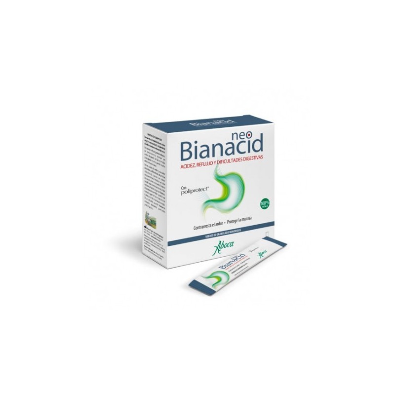 Aboca Tratamiento NEOBIANACID 20 Sobres Granulado - Alivio Rápido Natural y Efectivo