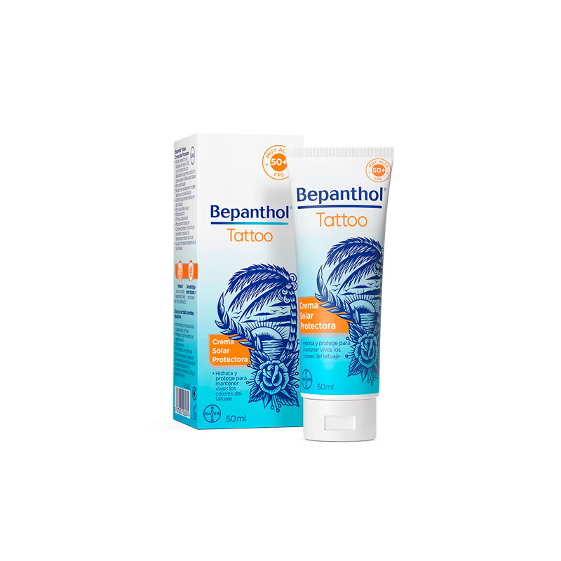 BEPANTHOL TATTOO CREMA SOLAR PROTECTORA SPF 50+ 50 ML