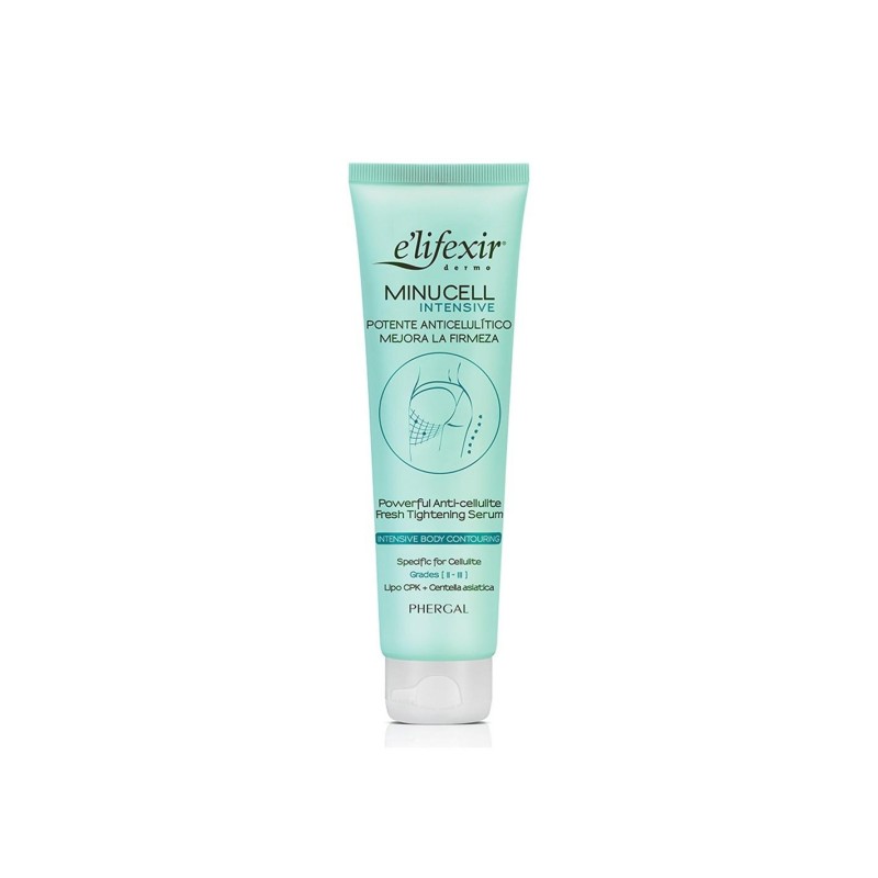 Phergal MINUCELL INTENSIVE - Serum Anticelulítico - Reducción de Nódulos de Grasa - Masaje Ascendente - 150 ML