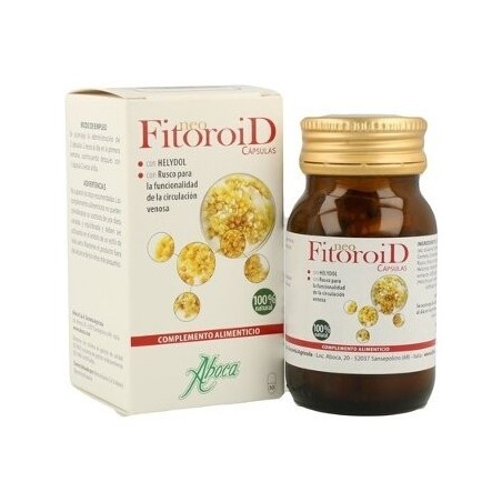 Neofitoroid Aboca - Tratamiento Natural para Hemorroides - 50 Cápsulas - Extracto de Centella Asiatica